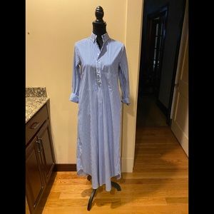 Vis A Vis Long Striped Shirt Dress.